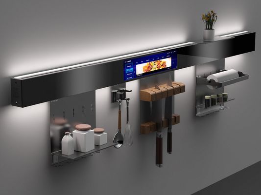 रसोई एलसीडी बुद्धिमान प्रकाश व्यवस्था उत्पाद गैस / धुआं एकाग्रता का पता लगाने चेतावनी