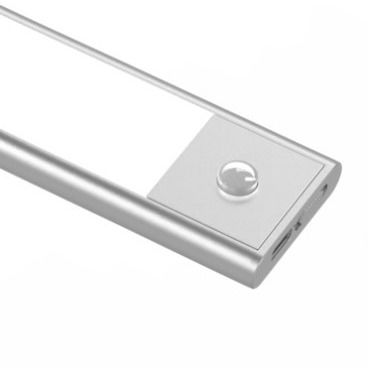 कैबिनेट और अलमारी संगठन के लिए गति सेंसर रिचार्जेबल एलईडी पट्टी प्रकाश व्यवस्था