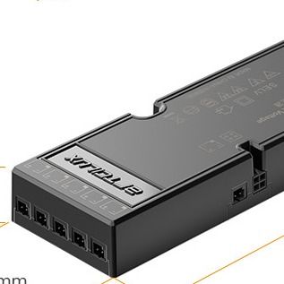 बहुमुखी 80% दक्षता रैक माउंट अंतरिक्ष-प्रतिबंधित वातावरण के लिए बिजली की आपूर्ति 6.3 X 2.4 X 1.4 इंच